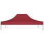 Teto para tenda de festas 4x3 m 270 g/m² bordô