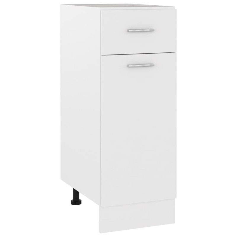 Armário inferior c/ gavetas 30x46x81,5 derivados madeira branco-Armários de cozinha-Home Retail