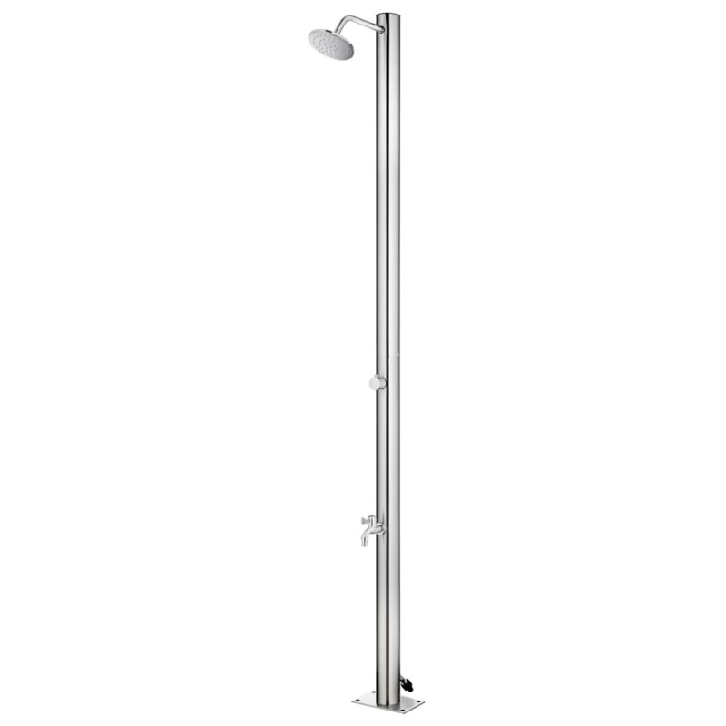 Chuveiro de jardim 215 cm aço inoxidável-Acessórios para piscinas e spa-Home Retail