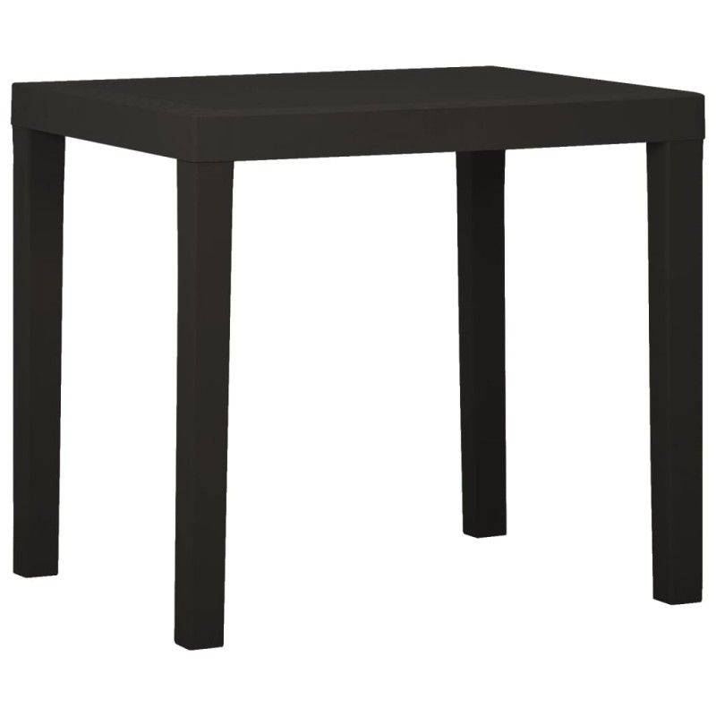 Mesa de jardim 79x65x72 cm plástico antracite-Mesas de jardim-Home Retail