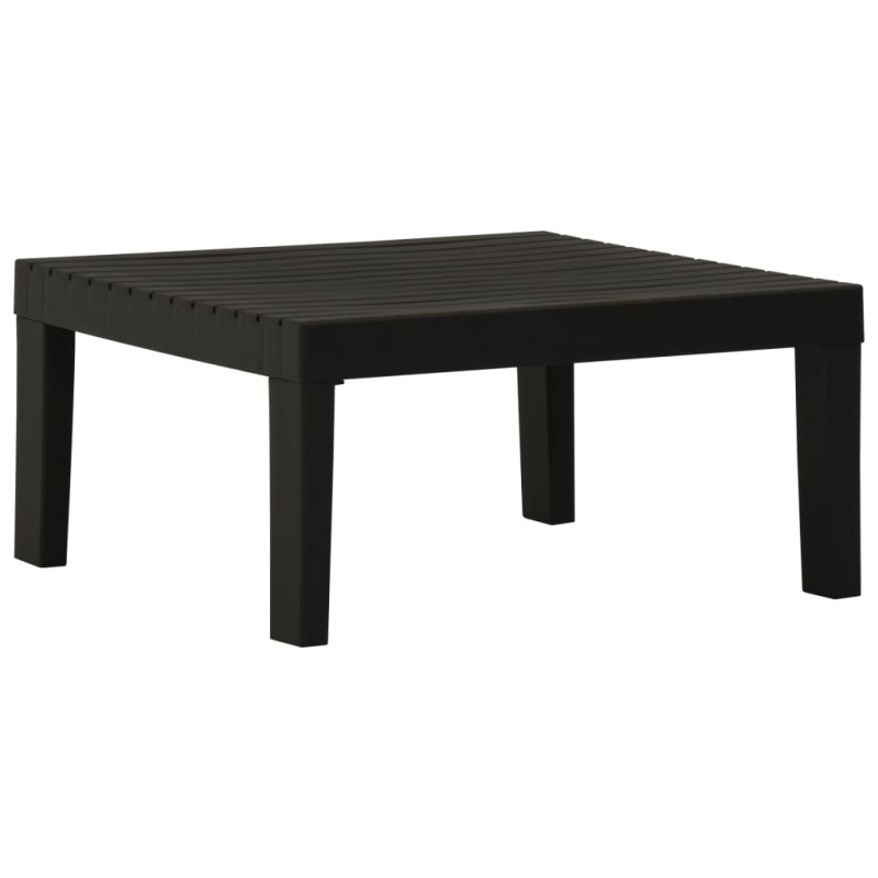 Mesa lounge de jardim plástico cinzento-Mesas de jardim-Home Retail