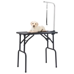 Mesa de grooming ajustável para cães com 1 laço