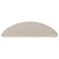 Tapetes escada adesivos aspeto sisal 15pcs 56x17x3 cinza-acast.