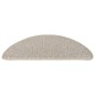 Tapetes escada adesivos aspeto sisal 15pcs 65x21x4 cinza-acast.