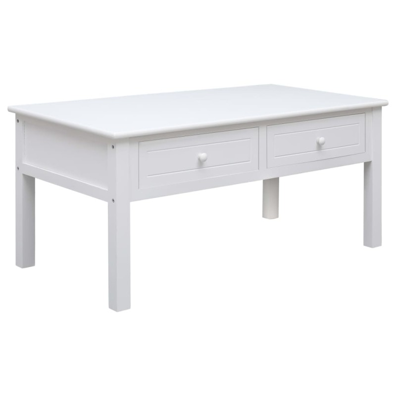 Mesa de centro 100x50x45 cm madeira branco-Mesas de centro-Home Retail