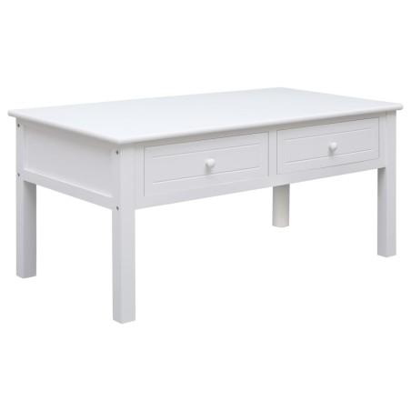 Mesa de centro 100x50x45 cm madeira branco