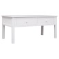 Mesa de centro 100x50x45 cm madeira branco