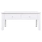 Mesa de centro 100x50x45 cm madeira branco