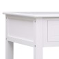 Mesa de centro 100x50x45 cm madeira branco