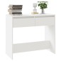 Mesa consola 89x41x76,5 cm derivados de madeira branco