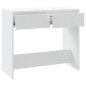 Mesa consola 89x41x76,5 cm derivados de madeira branco