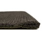 Tapete sisal natural 66x200 cm preto