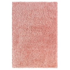 Tapete shaggy de pelo alto com 50 mm 160x230 cm rosa