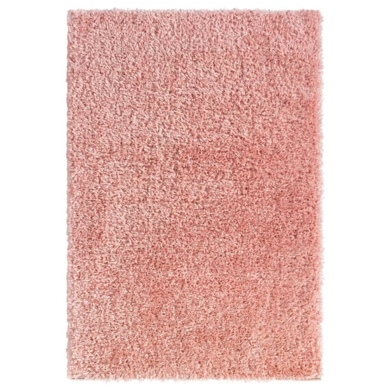 Tapete shaggy de pelo alto com 50 mm 160x230 cm rosa-Tapetes-Home Retail