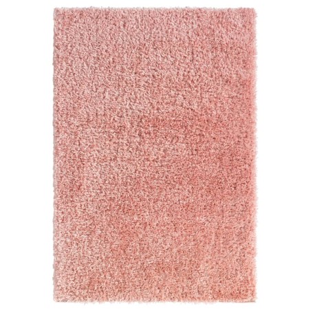 Tapete shaggy de pelo alto com 50 mm 160x230 cm rosa