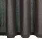 Cortinas c/ argolas de metal 2 pcs algodão 140x245 cm antracite