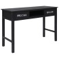 Mesa consola 110x45x76 cm madeira preto