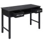 Mesa consola 110x45x76 cm madeira preto