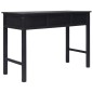 Mesa consola 110x45x76 cm madeira preto