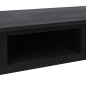 Mesa consola 110x45x76 cm madeira preto