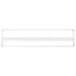 Toalheiro 95x25x22 cm ferro branco