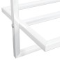 Toalheiro 95x25x22 cm ferro branco