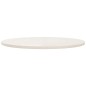 Tampo de mesa pinho maciço Ø90x2,5 cm branco