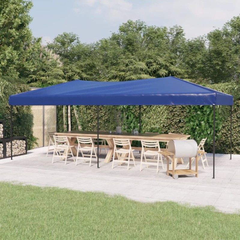 Tenda para festas dobrável 3x6 m azul-Toldos e gazebos-Home Retail