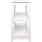 Mesa consola 110x40x74 cm pinho maciço branco