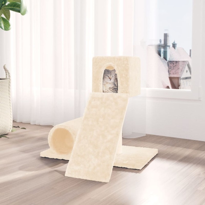 Árvore para gatos com poste arranhador sisal 59 cm cor creme-Móveis para gatos-Home Retail