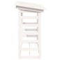 Suporte para lenha 108x64,5x110 cm pinho maciço branco