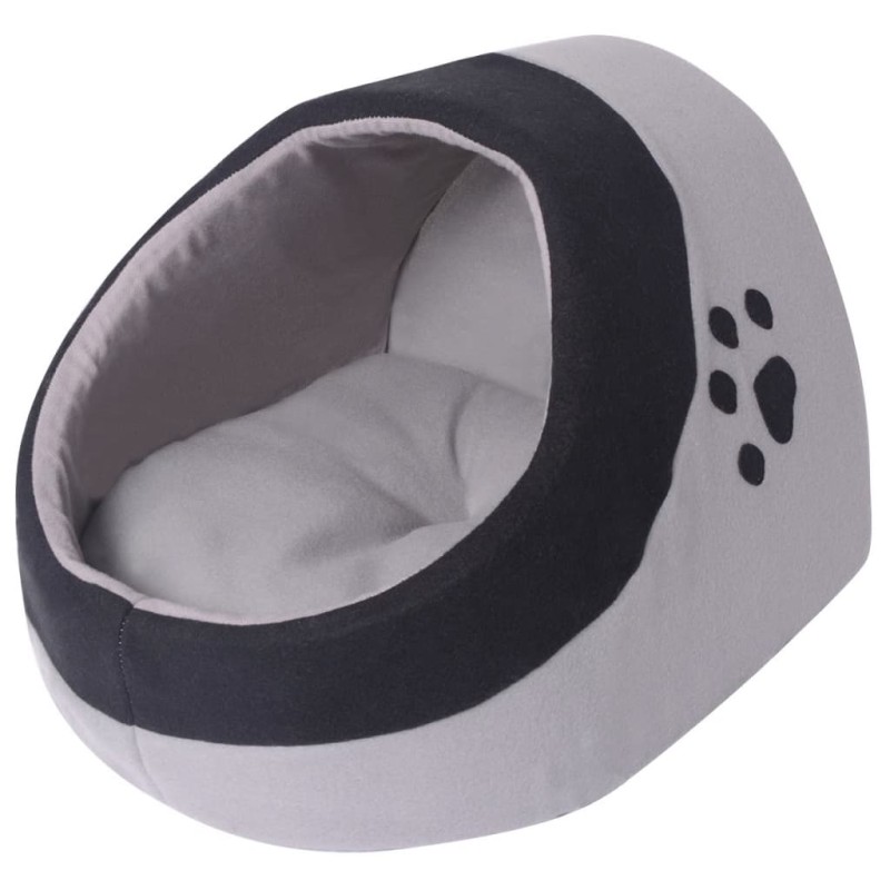 Ninho para gato cinzento e preto L-Ninhos para gatos-Home Retail