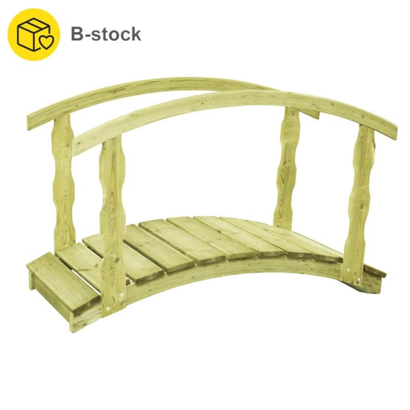 Ponte de jardim c/ defeito 170x74x105cm pinho impregnado maciço-Pontes para jardins-Home Retail