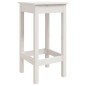 Bancos de bar 2 pcs 40x40x78 cm madeira de pinho maciça branco