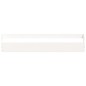 Sapateiras de parede 2 pcs 110x9x23 cm pinho maciço branco