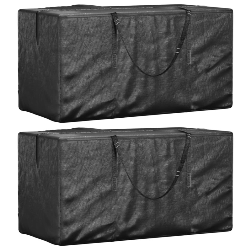 Sacos de arrumação p/ árvore de Natal 2 pcs polietileno preto-Capas para móveis de jardim-Home Retail