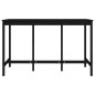 Mesa de bar 180x80x110 cm pinho maciço preto