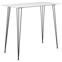 Mesa de bar 120x60x105 cm branco