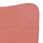 Cadeiras de jantar 2 pcs veludo rosa