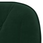 Cadeiras de jantar 2 pcs veludo verde-escuro