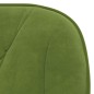 Cadeiras de jantar giratórias 2 pcs veludo verde-claro