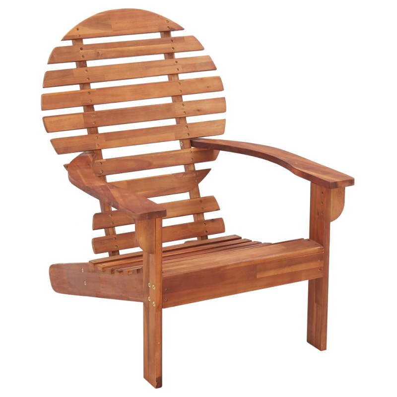 Cadeira Adirondack em madeira de acácia maciça-Cadeiras de jardim-Home Retail