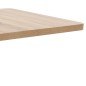 Mesa bistrô 80x80 cm MDF castanho-claro