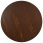 Mesa bistrô 80 cm MDF castanho-escuro