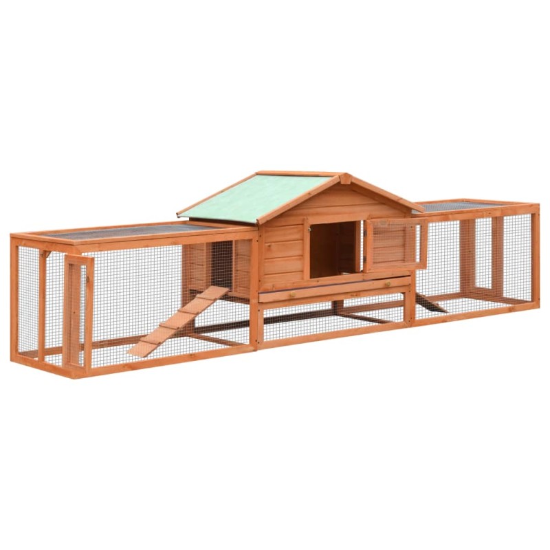 Coelheira em pinho e abeto maciços 310x70x87 cm-Casotas e gaiolas para animais pequenos-Home Retail