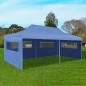 Tenda pop-up dobrável 3 x 6 m azul