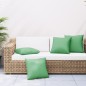 Almofadas decorativas 4 pcs 60x60 cm tecido verde