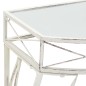 Mesa de apoio estilo francês 82x39x76 cm metal branco