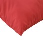 Almofadas decorativas 4 pcs 40x40 cm tecido vermelho