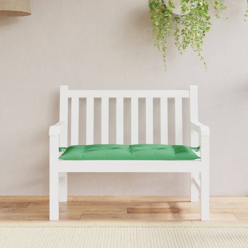 Almofadão p/ banco de jardim 100x50x7cm tecido oxford verde-Almofadas para poltronas e sofás-Home Retail